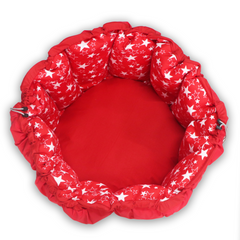Red Star Baby Play Mat Cum Storage Bag