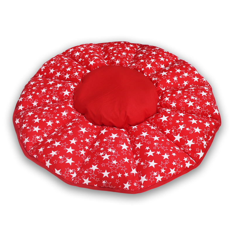 Red Star Baby Play Mat Cum Storage Bag